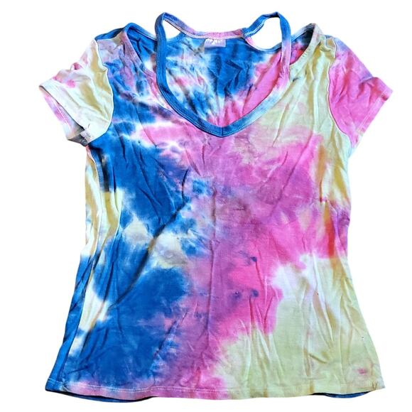 No Boundaries Tops - NOBO No Boundaries Tye Dye Medium 7-9